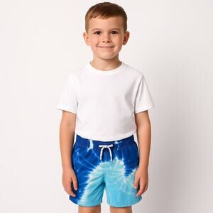 Wonder Nation Boys Tie Dye Pull-On Sweat Shorts - Size 6